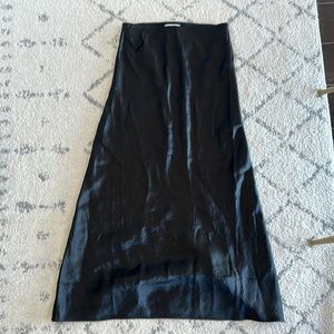 Babaton Black Maxi Slip Skirt - Size 2 - Never Worn
